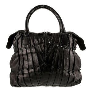Valentino Pleated Rockstud Tote